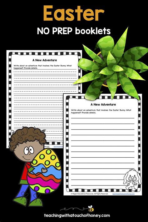 Celebrate easter in your classroom and provide students with writing tasks and ideas. Easter NO PREP Writing Prompts Booklet | Writing prompts, Writing activities, Opinion writing ...
