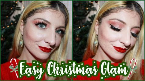 Easy Christmas Glam Makeup Tutorial Using The Emily Edit Wants