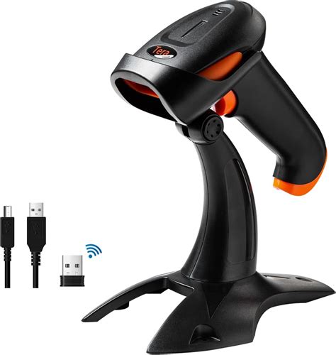 Tera Wireless 2d Qr Barcode Scanner With Stand 3 In 1 Compatible With