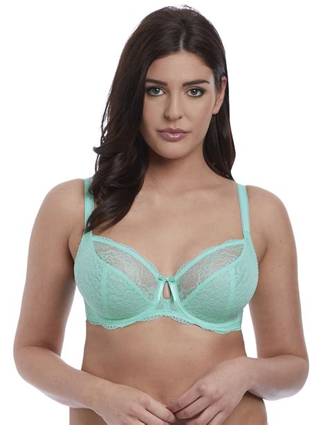 Freya Freya Womens Fancies Underwired Plunge Bra 34G Azure