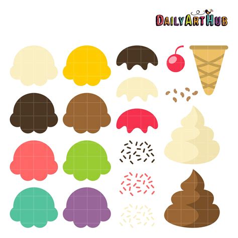 Build Your Own Ice Cream Cone Clipart Ice Cream Clipart Food Clipart