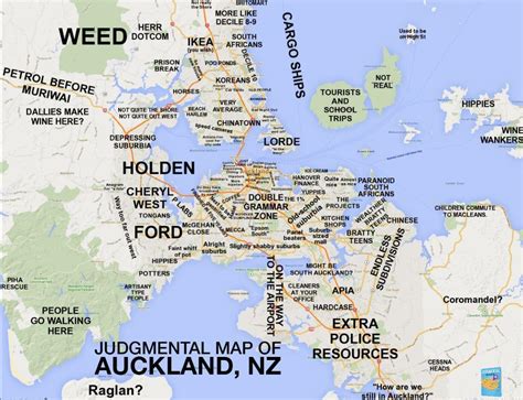 Finally An Auckland Map That Tells It Like It Is Newshub