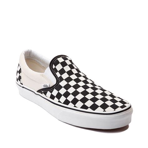 Vans Slip On Checkerboard Skate Shoe Black White Journeys