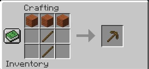How To Make A Wooden Pickaxe In Minecraft Eazzyone