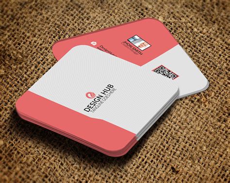 Mini Square Business Card Psd Templates Design Graphic Design Junction