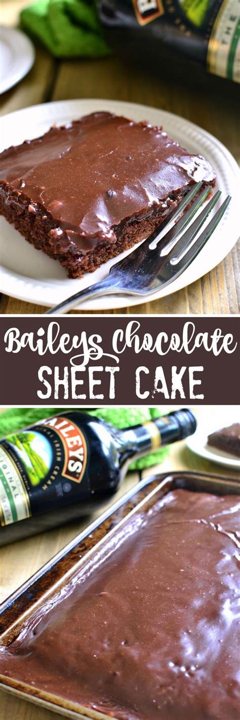 This Baileys Chocolate Sheet Cake Has Everything You Could Want