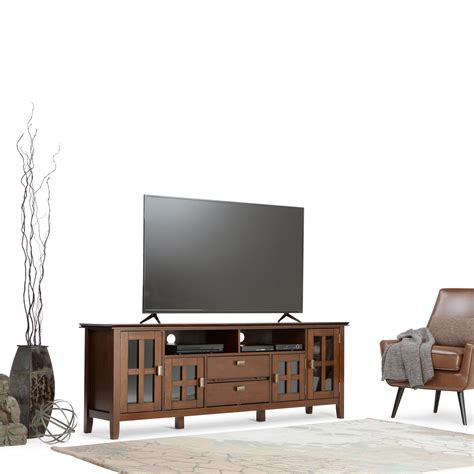 With storage doors (114) questions & answers Amazon.com: Simpli Home Artisan Solid Wood Wide TV Media ...