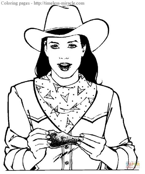 cowgirl coloring pages photo 8 timeless