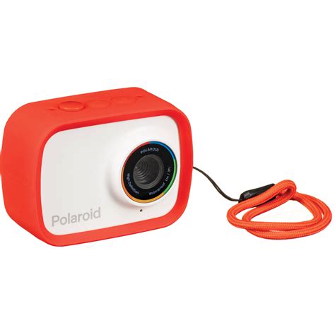 Polaroid Id757 Go Cam Action Camera Red Id757 Red Stk 4 Bandh