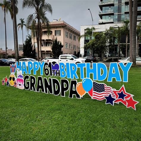 Birthday Yard Card Signs Package 13