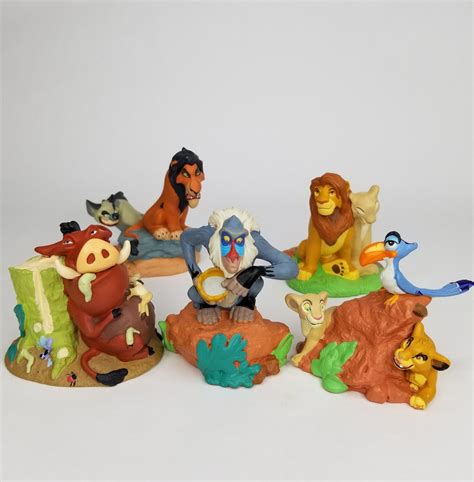 Vintage Lion King Lot Set 90s Lil Classics Figurines Pvc Toy Etsy