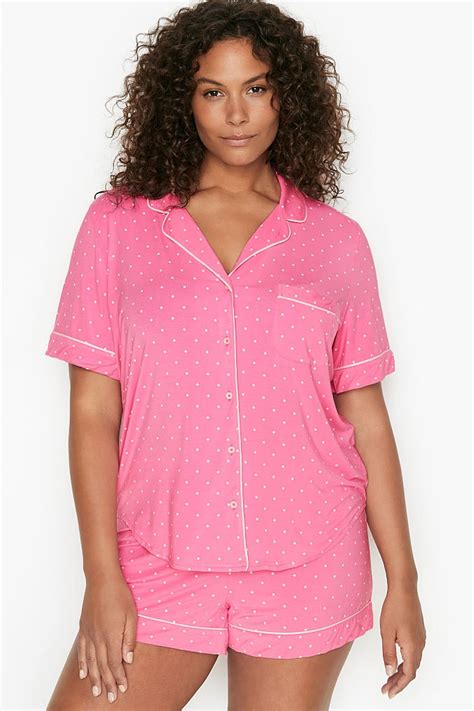 Buy Victoria S Secret Heavenly By Victoria Supersoft Modal Short Pyjamas From The Victoria S