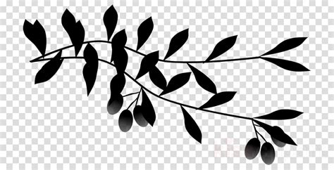 Branch With Leaves Clipart Silhouette And Other Clipart Images On