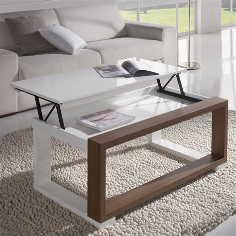 Cette table basse entièrement en verre transparent sublimera votre déco et illuminera l'ensemble de votre pièce. Table basse relevable fabrication italienne - emberizaone.fr