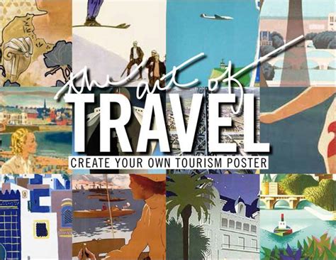 The Art Of Travel Create Your Own Tourism Poster Anne Ditmeyer