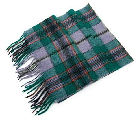 Pure Cashmere Scottish Craig Tartan Clan Scarf Etsy