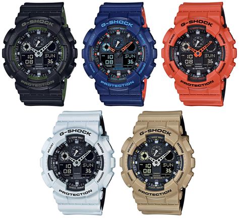 We literally have thousands of great products in all product categories. G-Shock GA-100L Layered Band Military Color Series