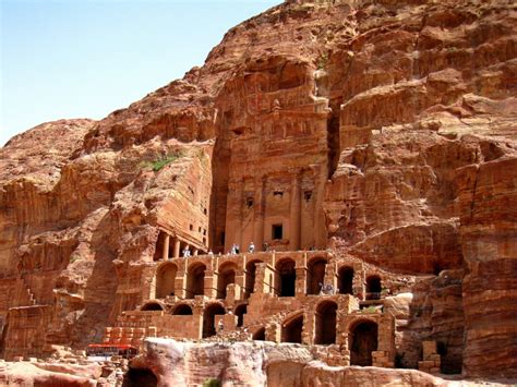 The Royal Tomb Of Malchus In Petra Urn Tomb Petra