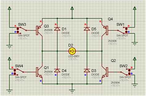 H Bridge Circuit Circuit Electronics Circuit Electrical Wiring Diagram