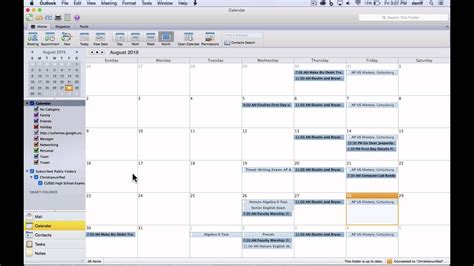 Adding Events To Shared Calendars On Mac Youtube