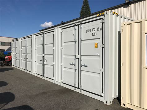 2019 Brand New 40ft Storage Shipping Container With 4 Side Doors And 1