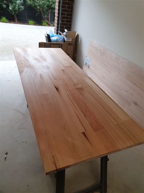 How To Finish A Desktable Top Bunnings Workshop Community