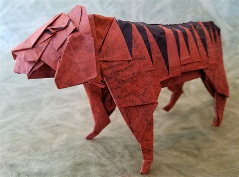 Tiger Komatsu Hideo Folded From Double Tissue Adhered Wi Flickr