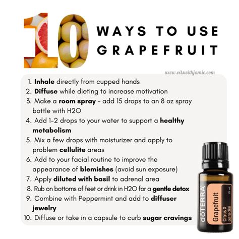 Grapefruit Oil Uses And Benefits Artofit