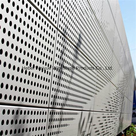 4mm Thick Perforated Aluminum Sheetmetal Mesh For Interior Decoration