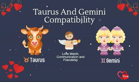 Taurus And Gemini Compatibility Taurus Gemini Compatibility By True
