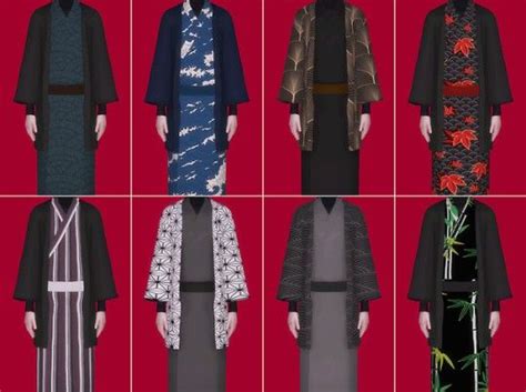 Traditional Mens Yukata For The Sims 4 Sims 4 Men Clothing Sims 4 Mods