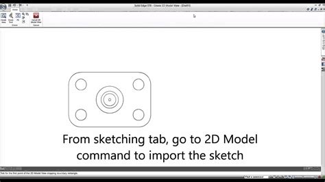 Solid Edge Detail View For 2d Drafting Youtube