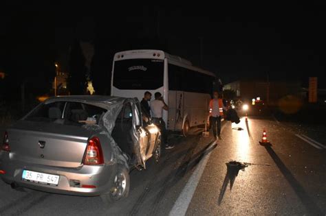 İzmir Kemalpaşa da trafik kazası Çok sayıda yaralı var