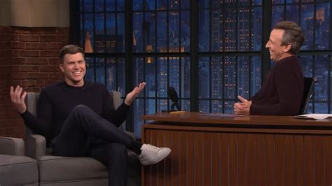 Seth Meyers Absolutely Roasted Colin Jost In Viral TikTok Over A Red Carpet Moment With Scarlett
