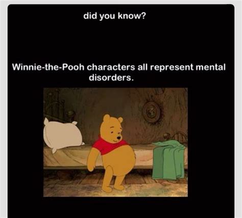 Winnie The Pooh Characters All Represent A Mental Disability Trusper