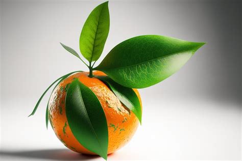 Premium Ai Image Orange Tangerine Or Clementine Fruit On A White