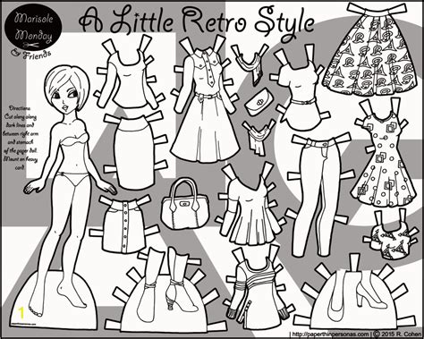 Marisole Monday Paper Doll Coloring Pages Paper Doll Dolls Marisole