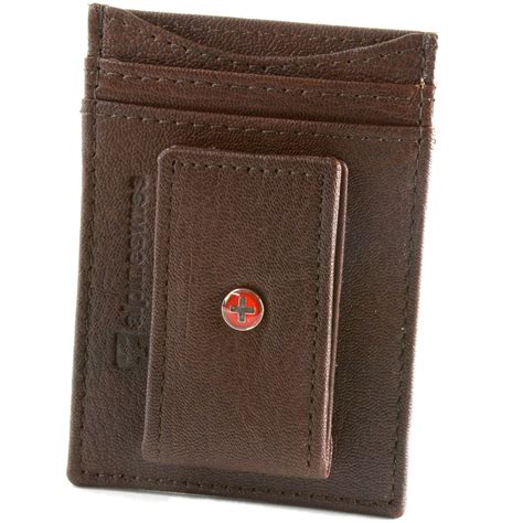 Just like our minimalist money clip wallet, this wallet is very small and slim. Alpineswiss Mens Leather Money Clip Magnet Front Pocket Wallet Slim ID Card Case | eBay