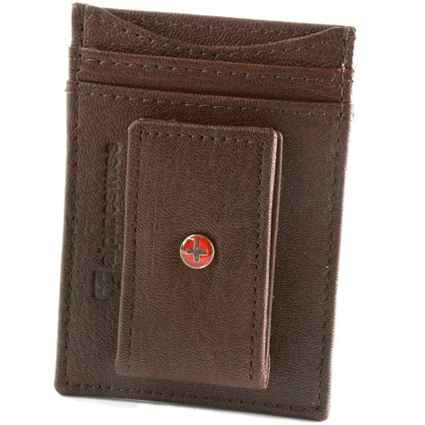 Check spelling or type a new query. AlpineSwiss Mens Leather Money Clip Magnet Front Pocket Wallet Slim ID Card Case | eBay