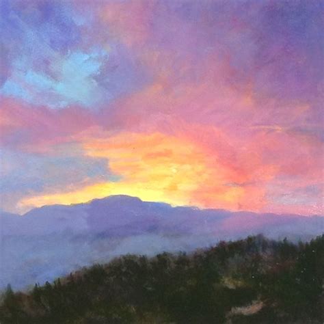 Susan Fowler Fine Art Landscape Sunset Oil Painting Spectacular