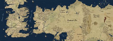 Large Map Of Westeros And Essos Maps Of The World