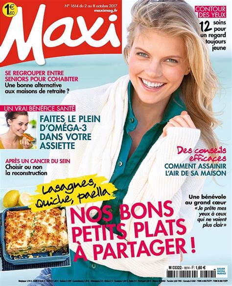 Maxi N°1614 Du 2 Au 8 Octobre 2017 Telecharger Des Magazines