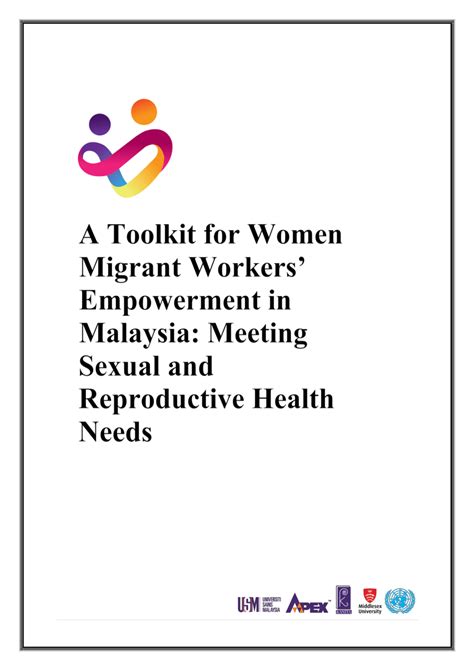 pdf a toolkit for women migrant workers empowerment in malaysia meeting sexual and