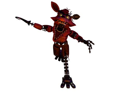 Withered Foxy C4drender2 By Fire Trap980 On Deviantart