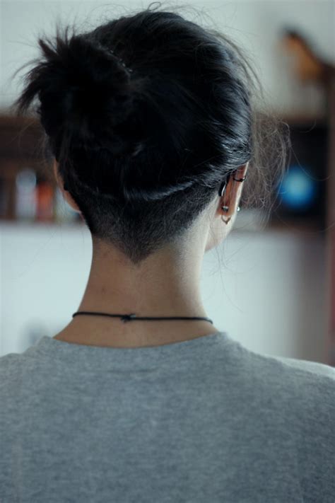 Having a style etched into your hair is a great way to show off your new hairstyle. nape undercut on Tumblr