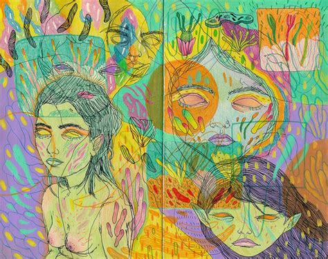 My Mind Is Weird Art Psychedelic Art Art Journal Inspiration