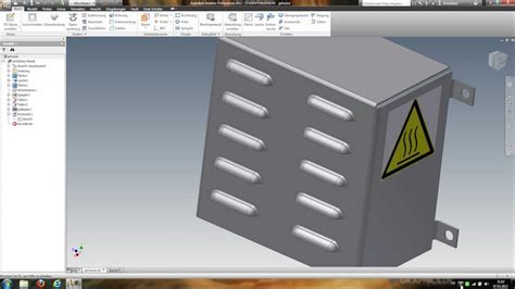 Inventor 2012 Sheet Metal Punch Tutorial Youtube