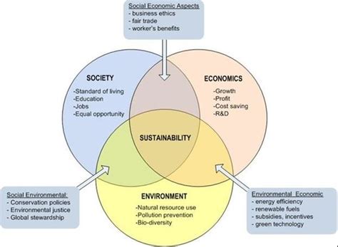 Interplay Of The Environmental Economic And Social Aspects Of