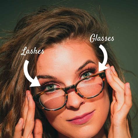 Eyelash Extensions With Glasses Length Curl And Style Tips