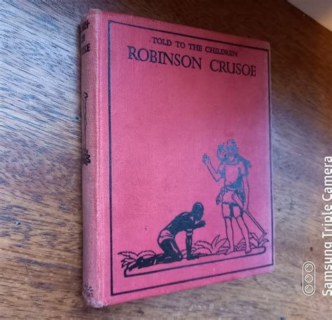 Robinson Crusoe By Lang John Defoe D Very Good Hardcover 1905 1st Edition Birds Books